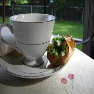 Dainty Pea Salad Cups image