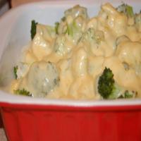 Cheesy Broccoli and Cauliflower image