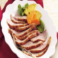 Apricot-Bourbon Glazed Ham image