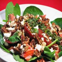 Spinach Salad With Salmon image