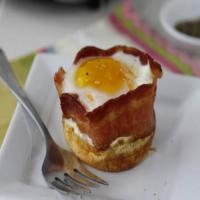 Pancake Bacon and Egg Cups_image