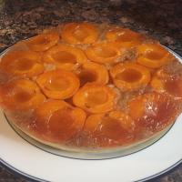 Apricot Almond Upside-Down Cake image