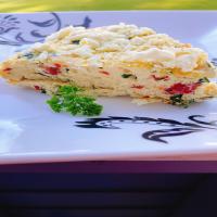 Greek Frittata with Feta and Spinach image