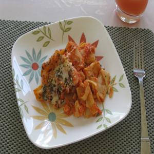 Baked Rigatoni With Cauliflower in a Spicy Pink Sauce image