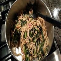 Whole Wheat Pasta With Greens, Beans and Pancetta image