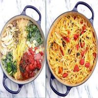 Pasta, Tomatoes, Veggie Broth, Olive Oil, & Seasoning Recipe - (4.1/5) image