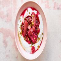Roasted Rhubarb-and-Sour-Cherry Compote image
