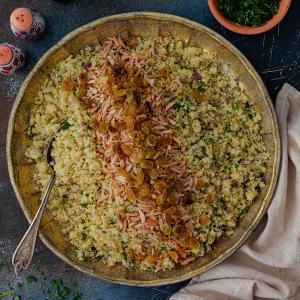 Moroccan Couscous Pilaf Recipe - Olivia's Cuisine_image