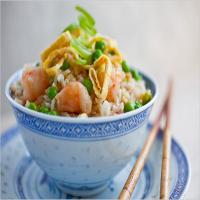 Chinese Fried Rice With Shrimp and Peas_image