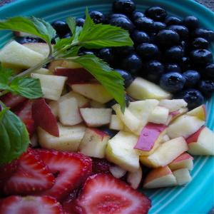Family Fun's Red, White & Blueberry Fruit Salad image