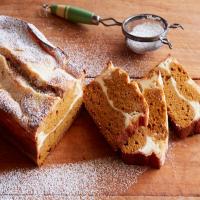 Cheesecake-Stuffed Pumpkin Bread image