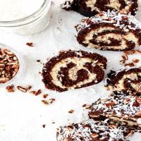 German Chocolate Sponge Roll_image