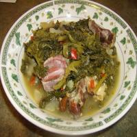 Rose's Southern Cooked Mustard & Turnip Greens_image