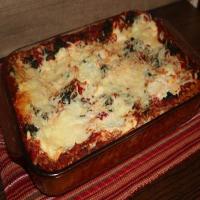 Roasted Red Pepper & Spinach Lasagna_image
