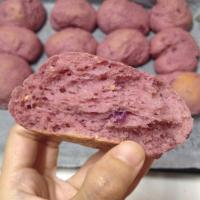 Purple Sweet Potato Whole Wheat Bun_image