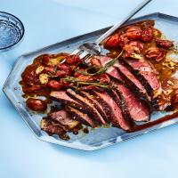 Cook-From-Frozen Steak with Burst Cherry Tomato Sauce_image