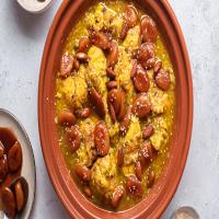 Moroccan Chicken and Apricot Tagine_image