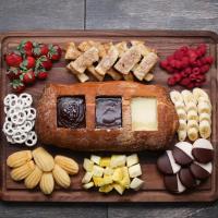 Chocolate Fondue Bread Boat Recipe by Tasty image