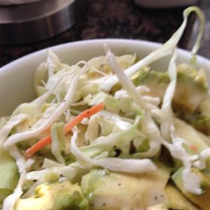 Puerto Rican Cabbage, Avocado, and Carrot Salad image
