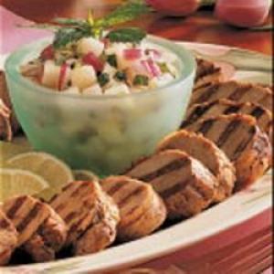 Grilled Pork with Pear Salsa image