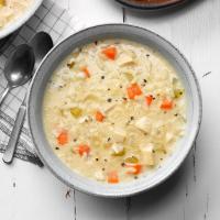 Creamy Chicken Rice Soup image