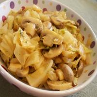 Green Cabbage and Mushrooms_image