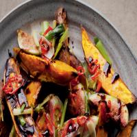 Roasted Sweet Potatoes and Fresh Figs image