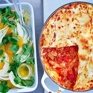 Speedy chorizo ragu lasagne_image