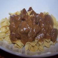 Nana's Beef Tips with Noodles image
