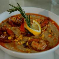 Shrimp and Grits with Louisiana BBQ Sauce image
