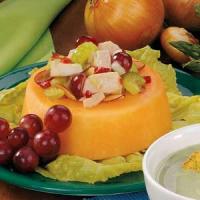Chicken Salad in Melon Rings_image