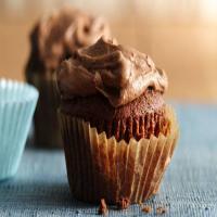Frosted Chocolate Malt Cupcakes image
