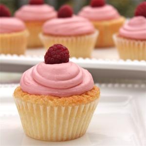 Zingy Lemon Raspberry Cupcakes image
