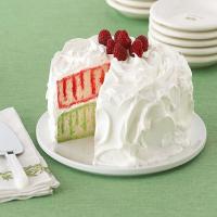 Red and Green Holiday Poke Cake image