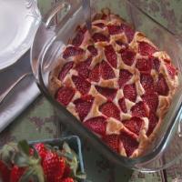 Strawberry Buckle with Vanilla Ice Cream image