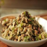 Black Eyed-Pea Salad with Fried Kalamata Olives and Parsnip image
