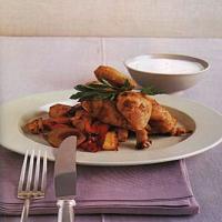 Paprika-Roasted Cornish Hens and Vegetables_image