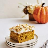 Pumpkin Walnut Sheet Cake with Cream Cheese Frosting_image