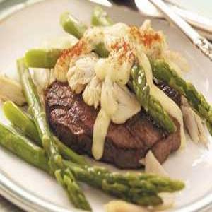 Asparagus Steak Oscar Recipe_image