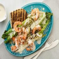Grilled Caesar Salad with Shrimp image