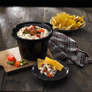 Queso Blanco and Black Bean Slow Cooker Dip_image