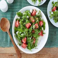 Arugula, Watermelon and Feta Salad image