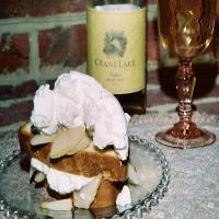 Vanilla Pound Cake W/ A Moscato Wine & Pear Syrup_image