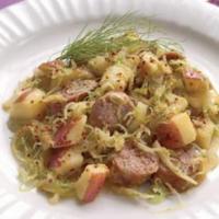 Turkey Sausage with Fennel Sauerkraut & Potatoes Recipe - (4.6/5)_image
