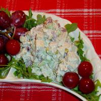 Chicken Salad With Pistachios and Grapes image