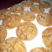 Crackle-Top Molasses Cookies image