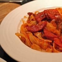 Chorizo pasta sauce image