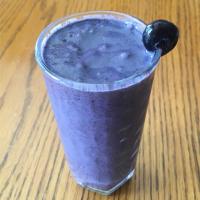 Banana Blueberry Peanut Butter Smoothie_image