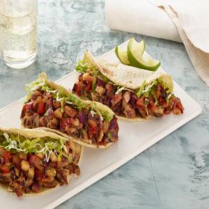 Grilled Chicken and Fruit Tacos image