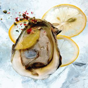 Oysters with Meyer Lemons and Cracked Peppercorns_image